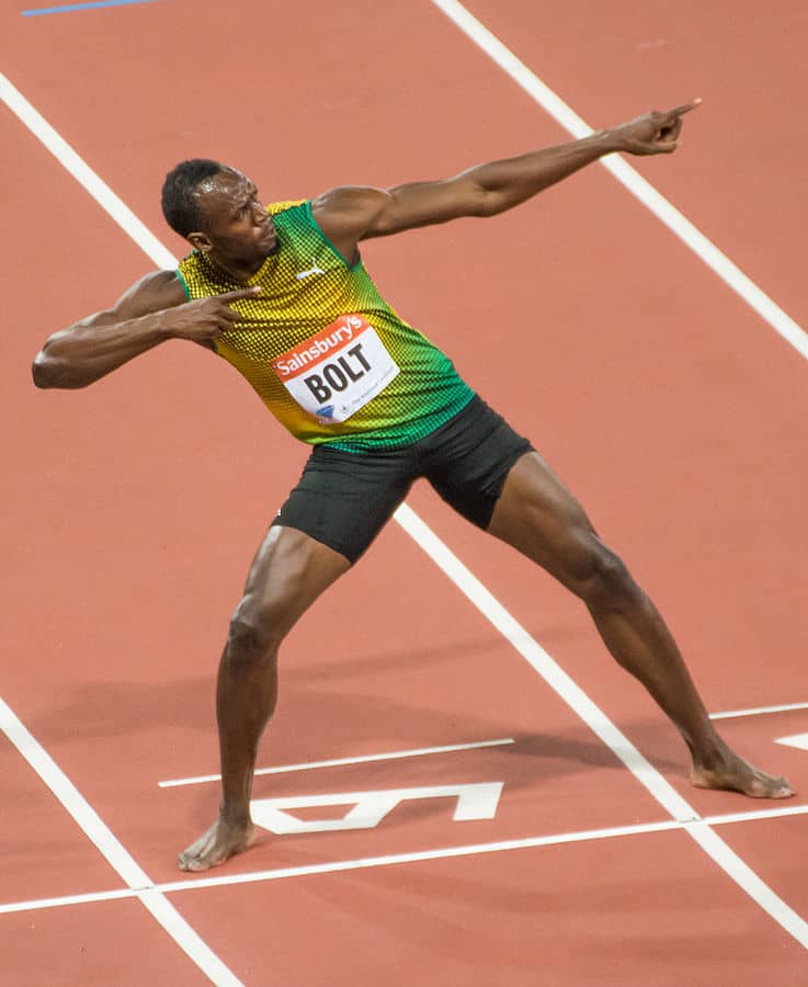 Sprinter Usain Bolt